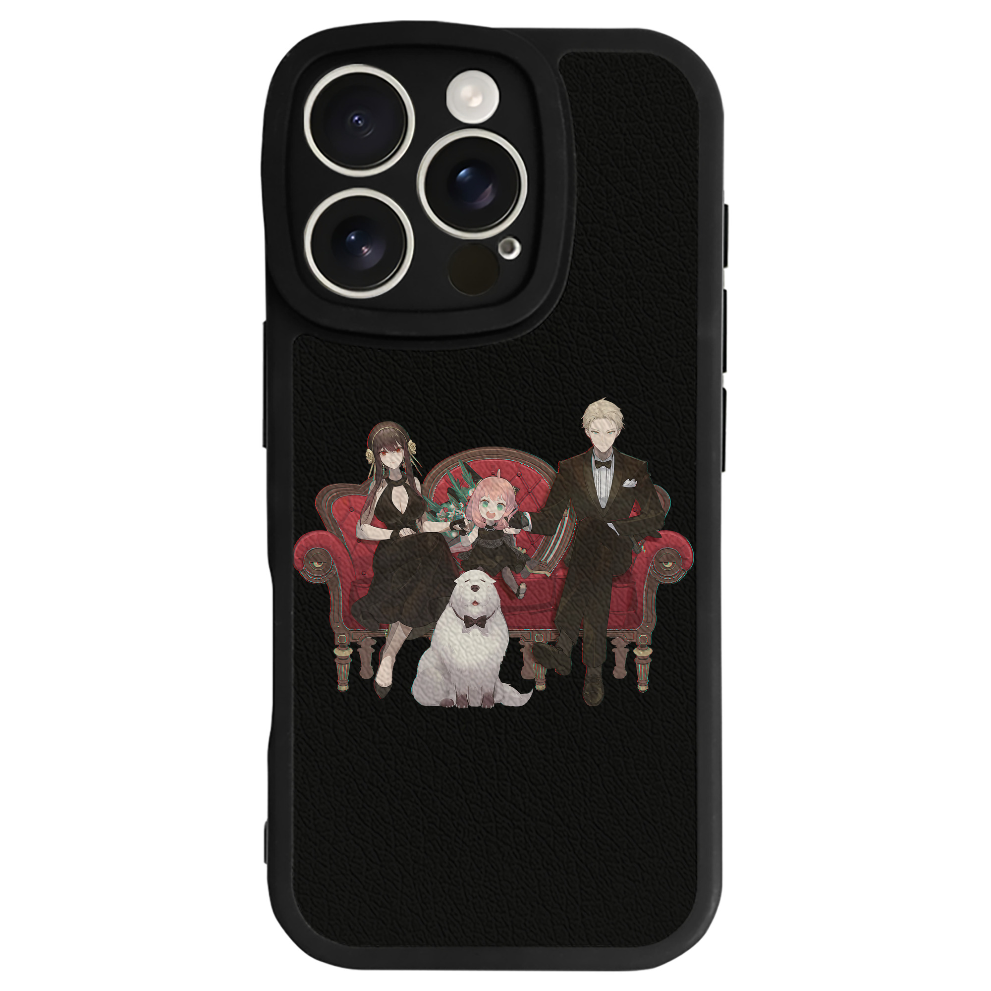 （画像用） SPY×FAMILY间谍家家酒 【iPhone 16シリーズ対応】シリコンスマホケース（レザー調） 材質：シリコン